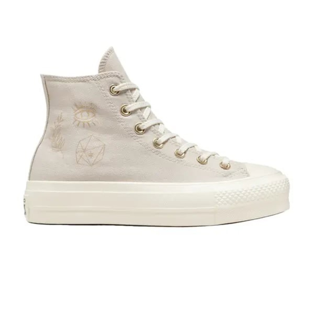 Converse CTAS Lift Hi in Desert Sand and Egret